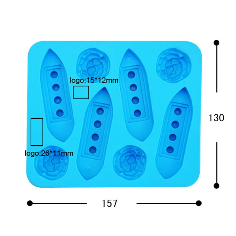 Titanic Shaped Ice Cube Tray For Party Drinks
