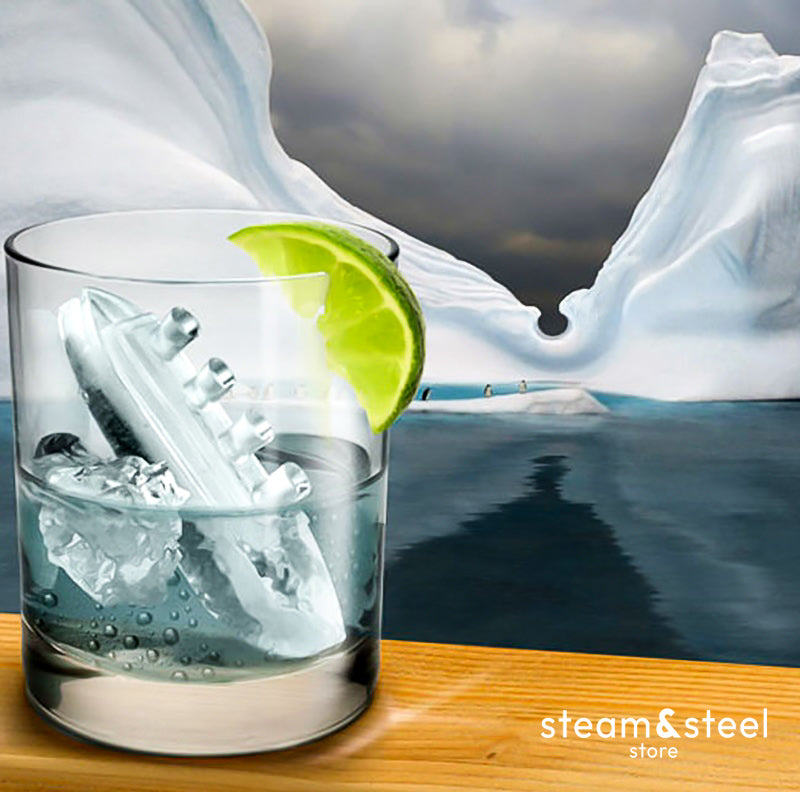 Titanic Shaped Ice Cube Tray For Party Drinks
