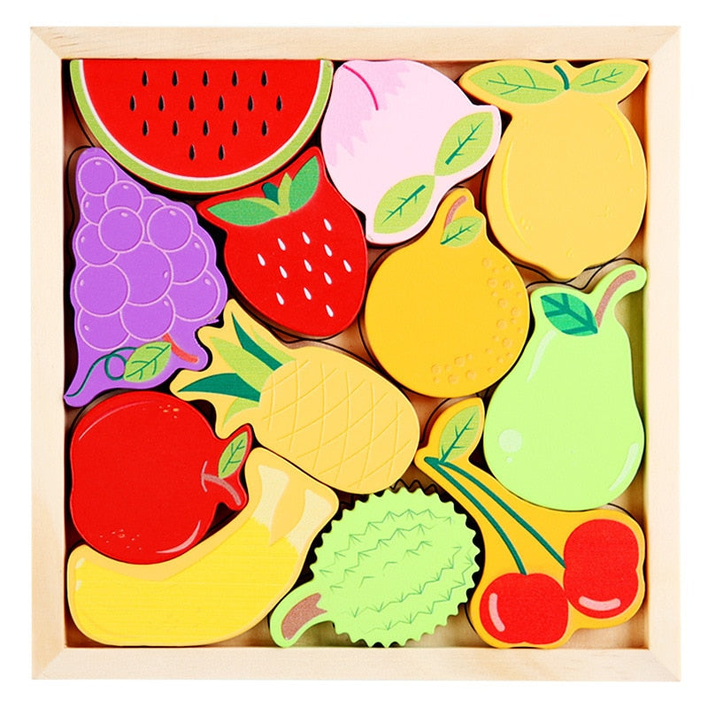 "Critter Cruiser" Montessori 3D Wooden Puzzle