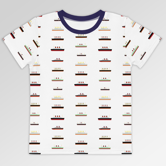 "Titanic & Friends" Kids Crew Neck T-shirt