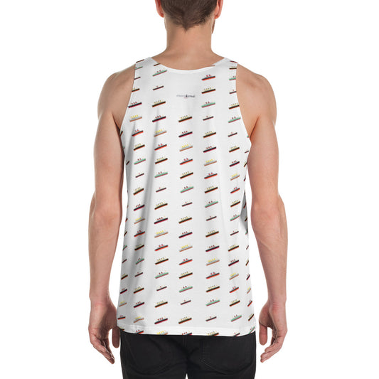 Ocean Liners Unisex Tank Top - Shirts & Tops - steam & steel store