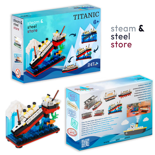 Titanic Break-in-half Building Blocks Toy Set