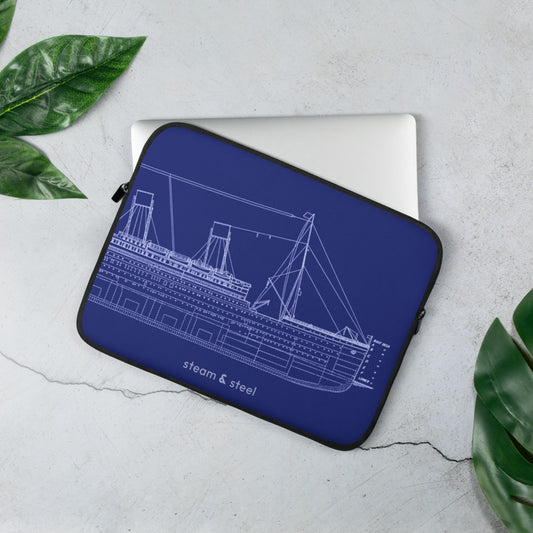 "Blueprint" Laptop Sleeve - Accessories - steam & steel store