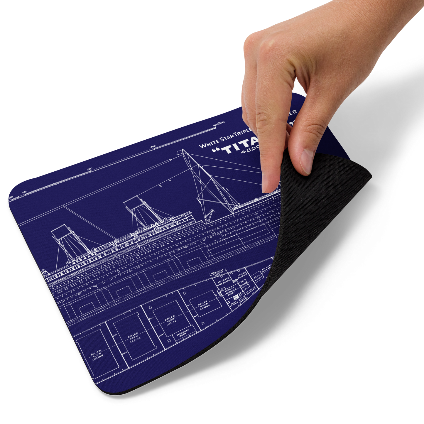 Titanic "Blueprint" Mouse Pad