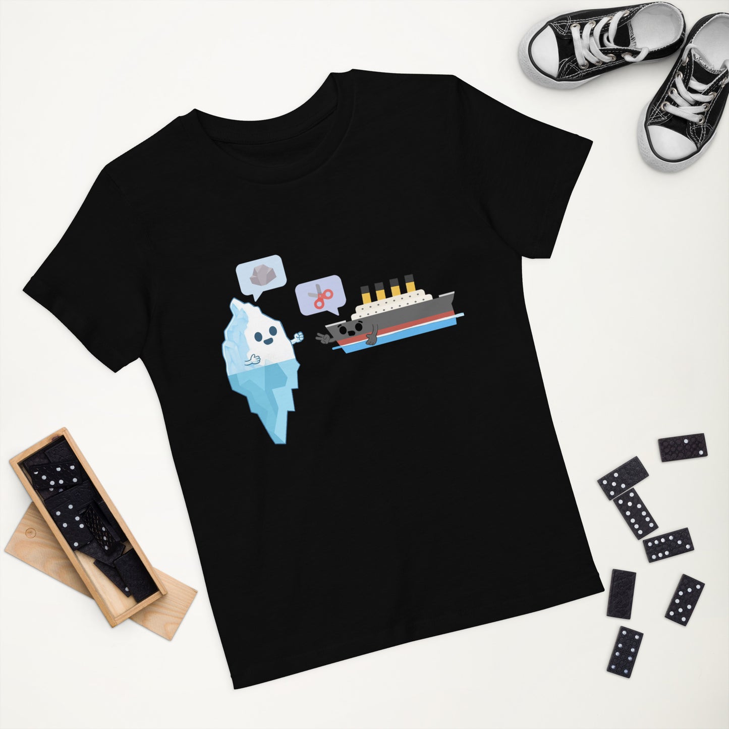 “Iceberg, Paper, Scissors” Titanic Shirt