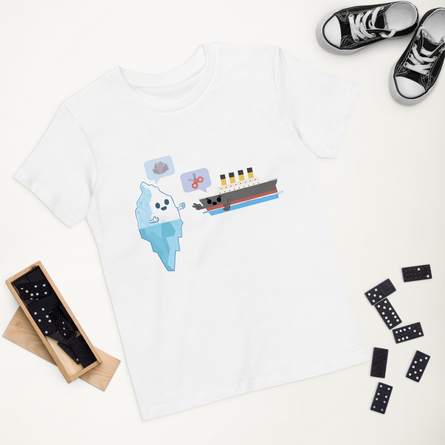 “Iceberg, Paper, Scissors” Titanic Shirt