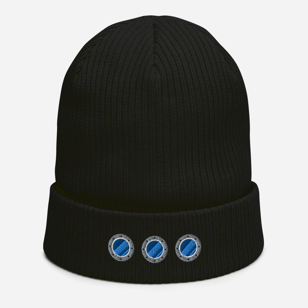 "Porthole" Organic Tall Beanie - Beanies - steam & steel store