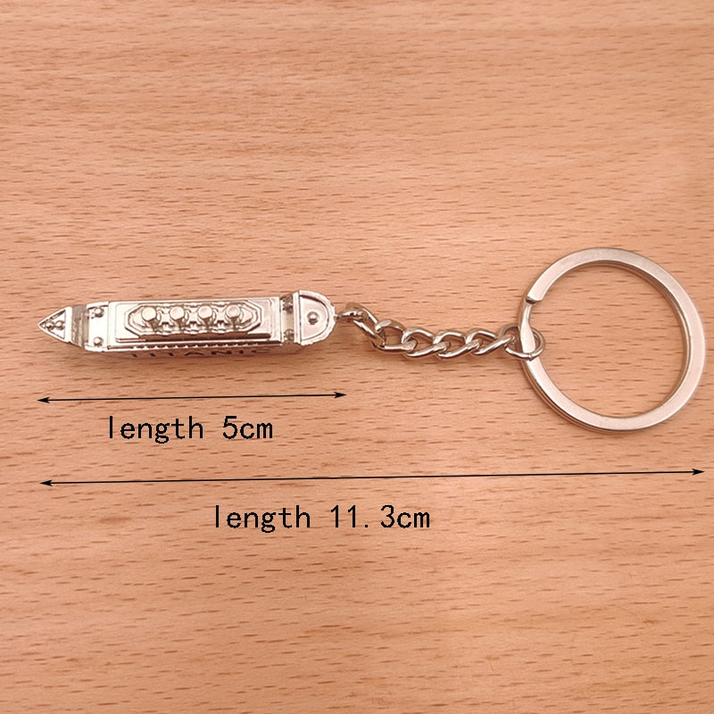 Titanic Ship Keychain - Keychains - steam & steel store