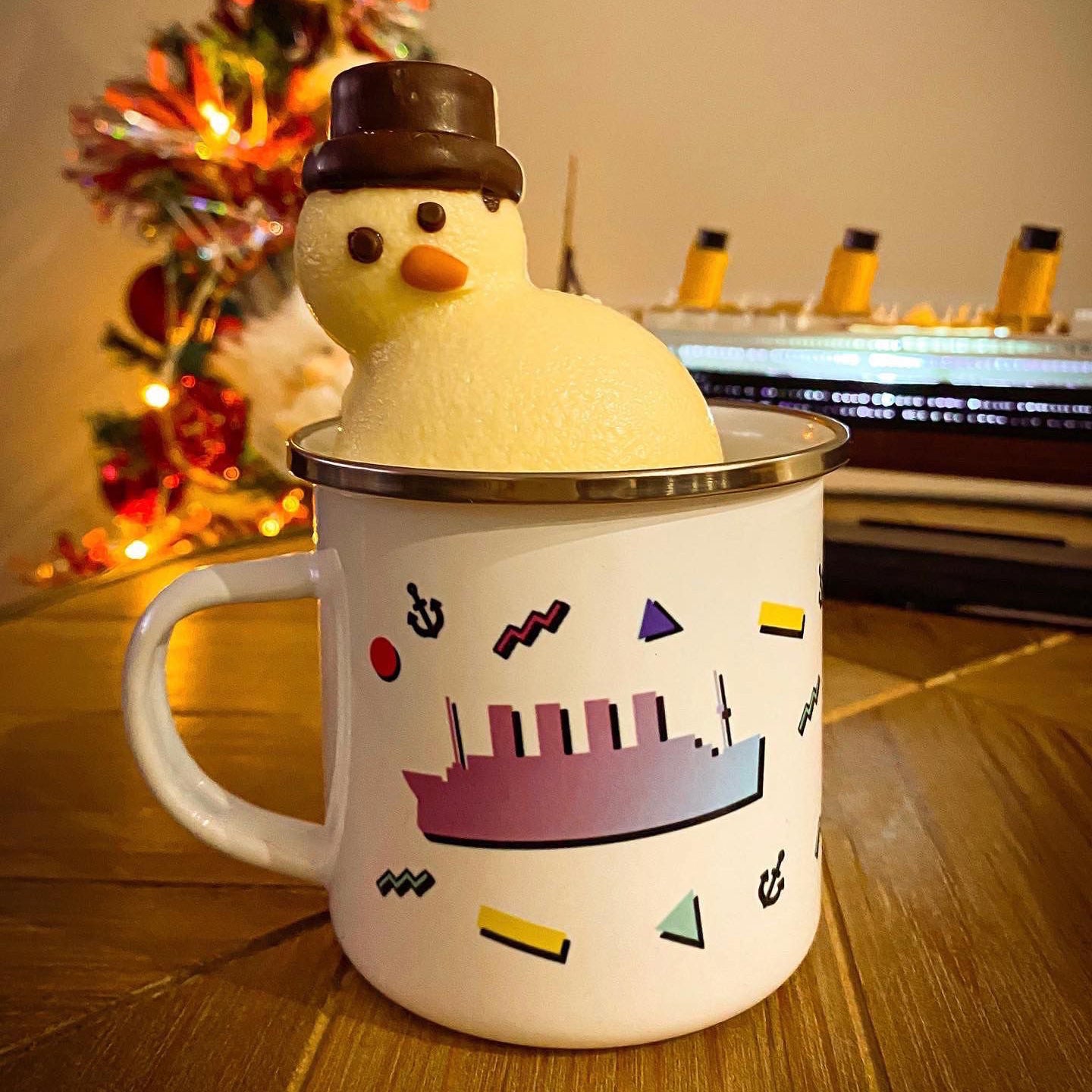 "Teatanic Time" Camper Mug - Mugs - steam & steel store