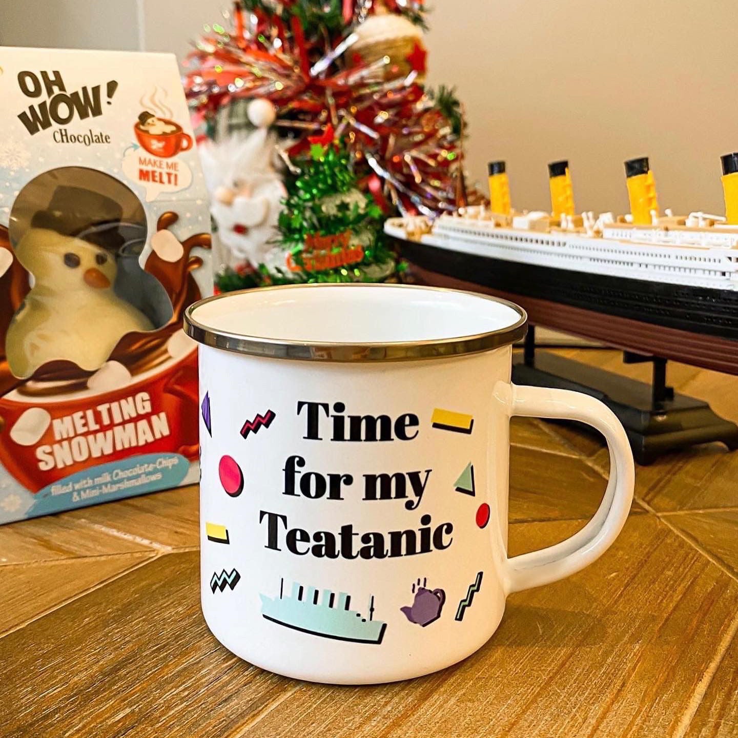 "Teatanic Time" Camper Mug - Mugs - steam & steel store