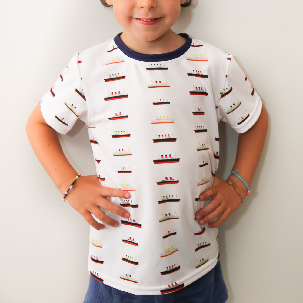 "Titanic & Friends" Kids Crew Neck T-shirt