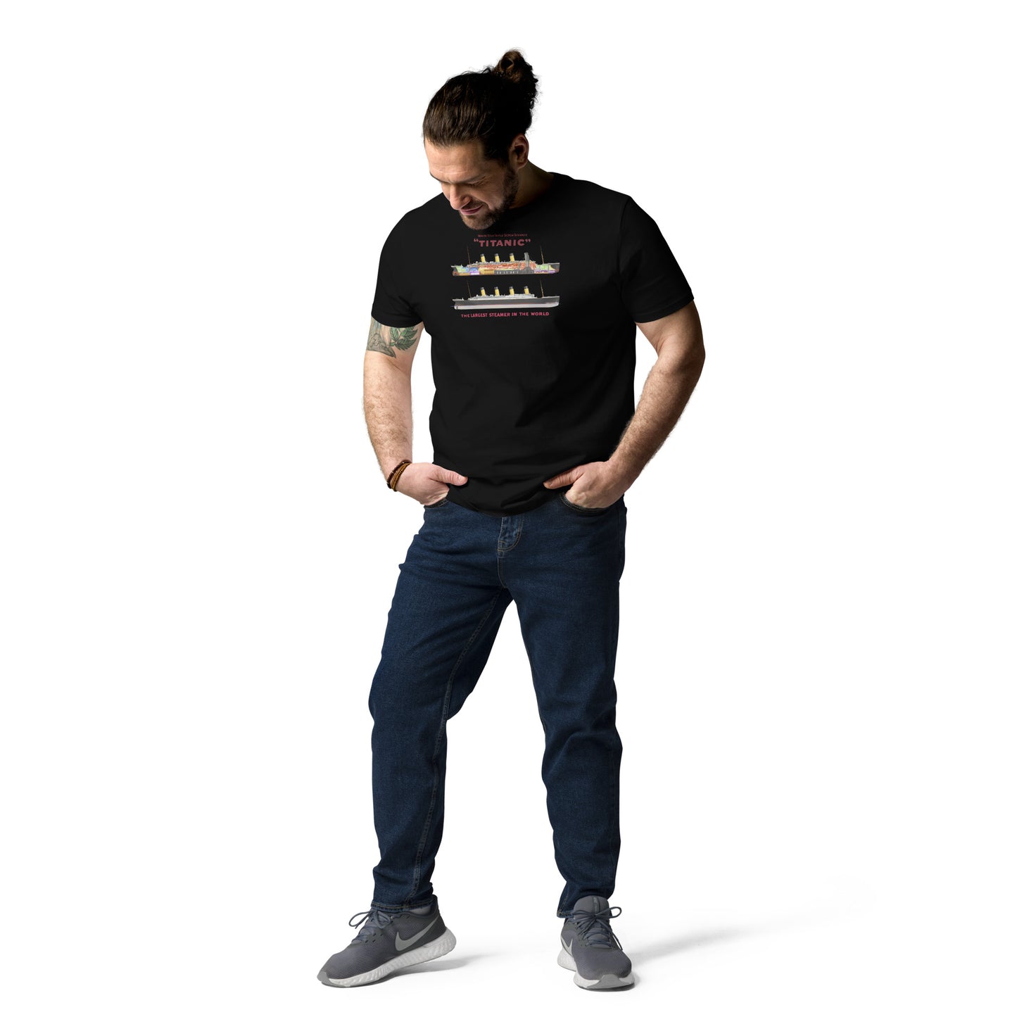 Titanic Cutaway Organic Adult Graphic Tee