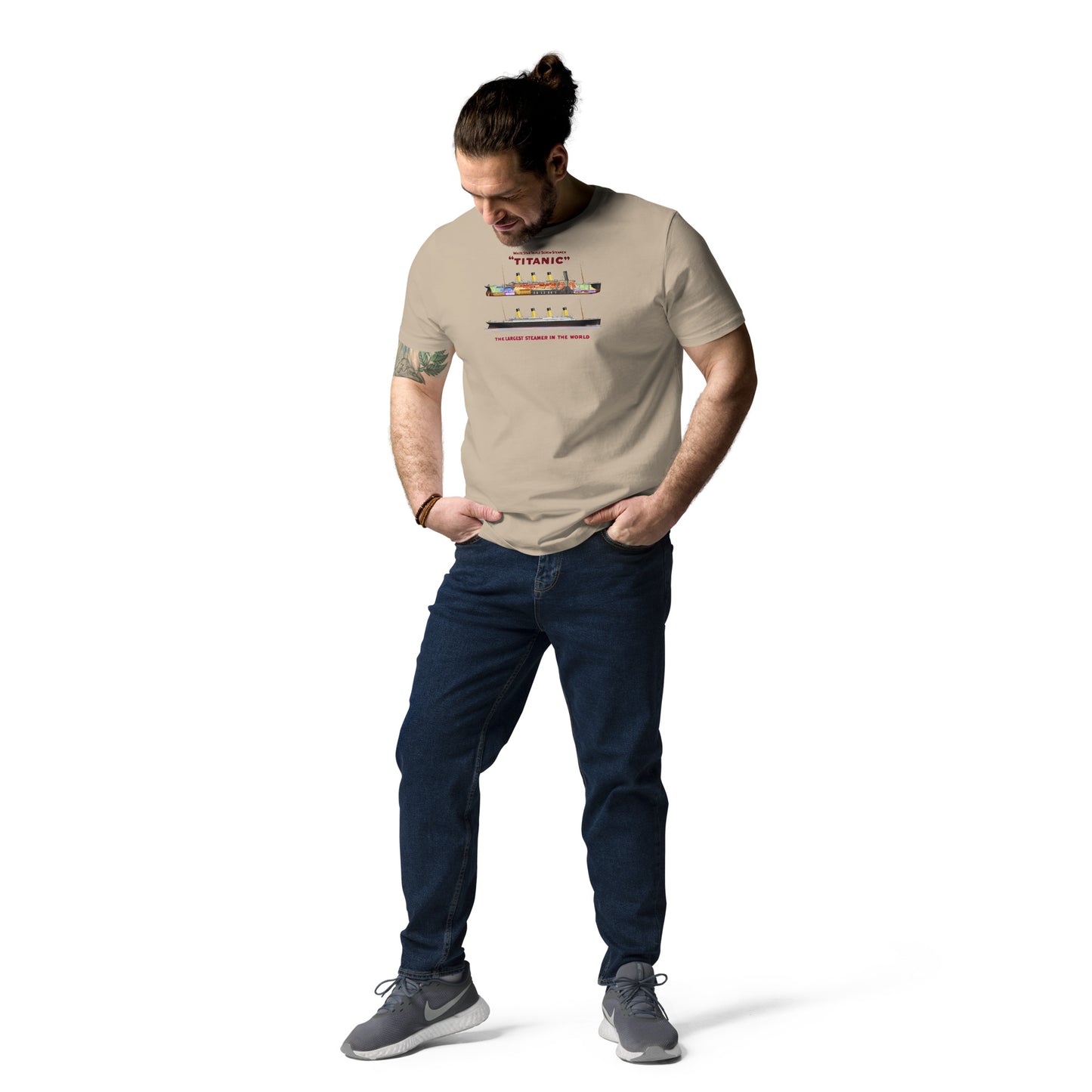 Titanic Cutaway Organic Adult Graphic Tee