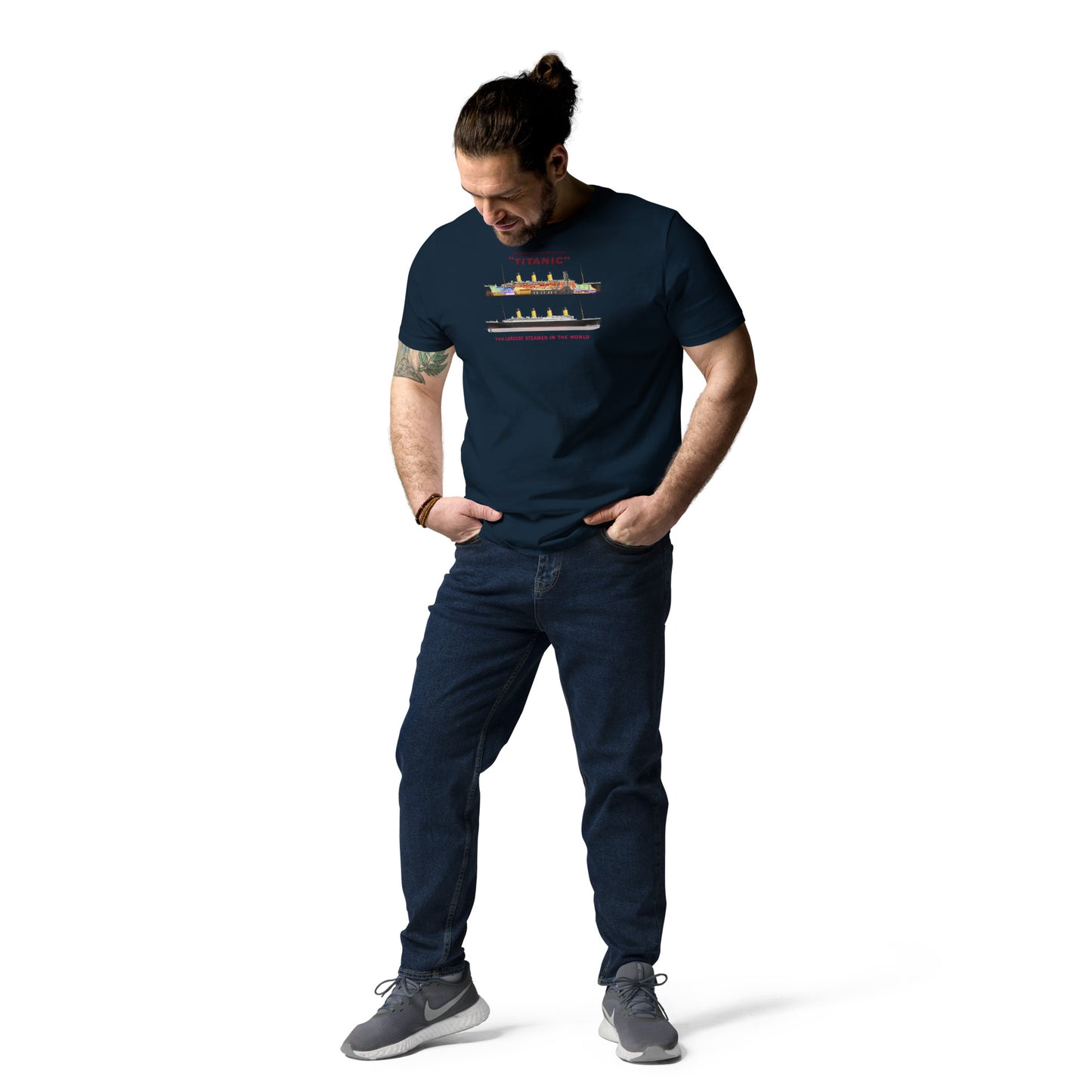 Titanic Cutaway Organic Adult Graphic Tee