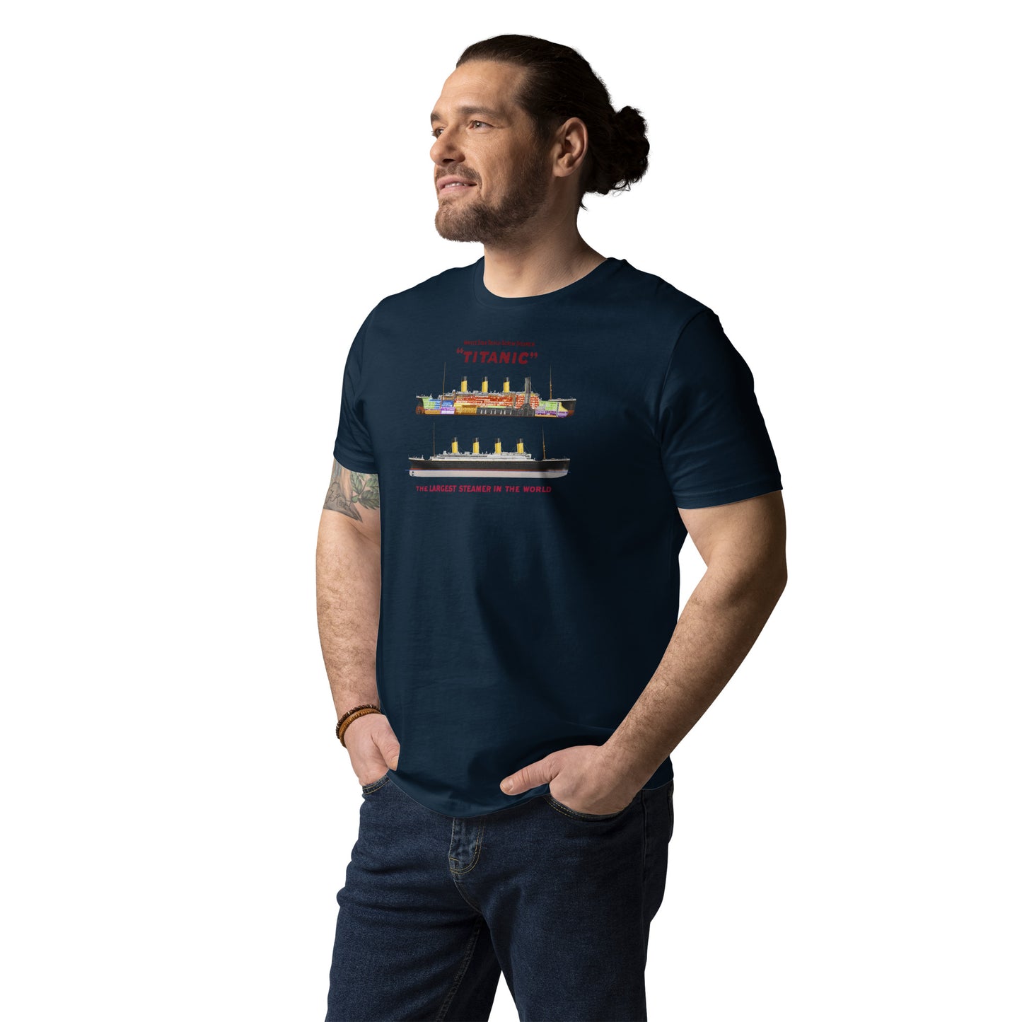 Titanic Cutaway Organic Adult Graphic Tee