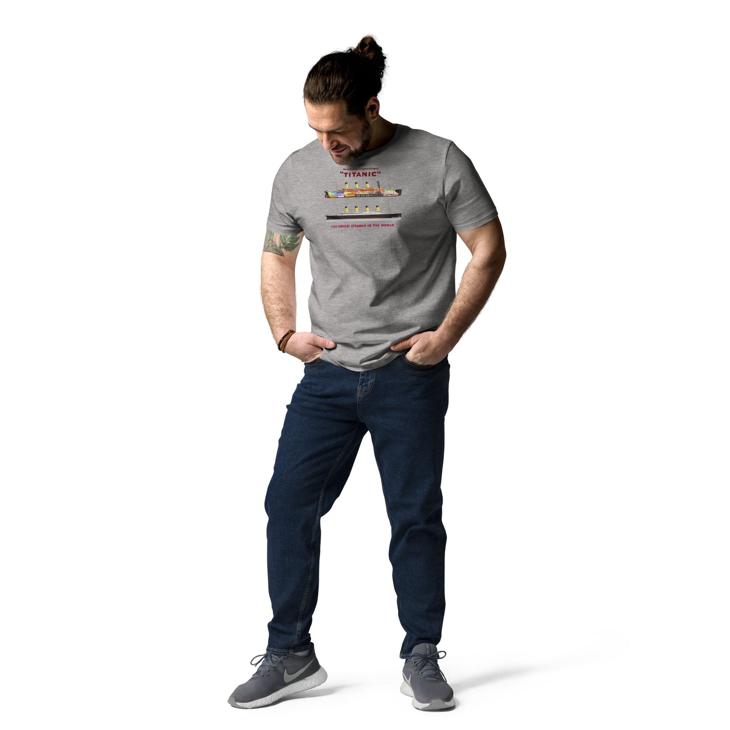 Titanic Cutaway Organic Adult Graphic Tee