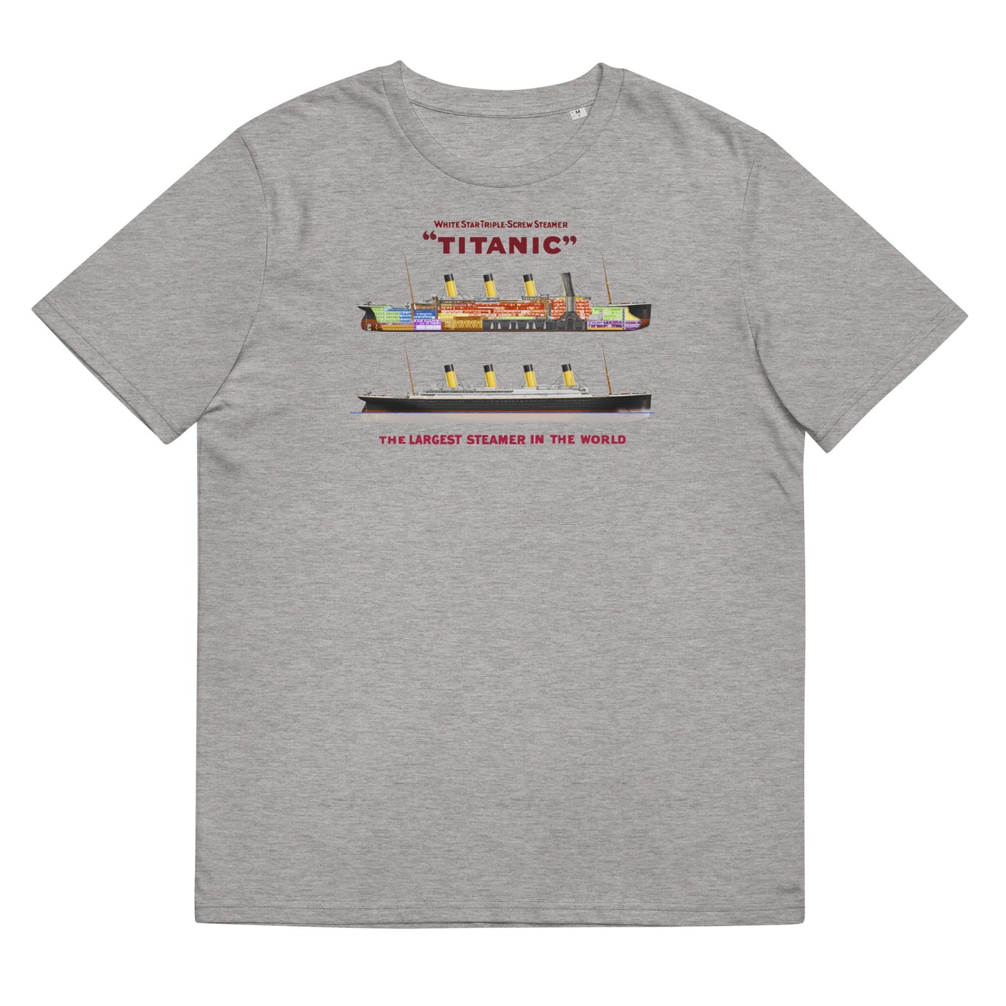 Titanic Cutaway Organic Adult Graphic Tee