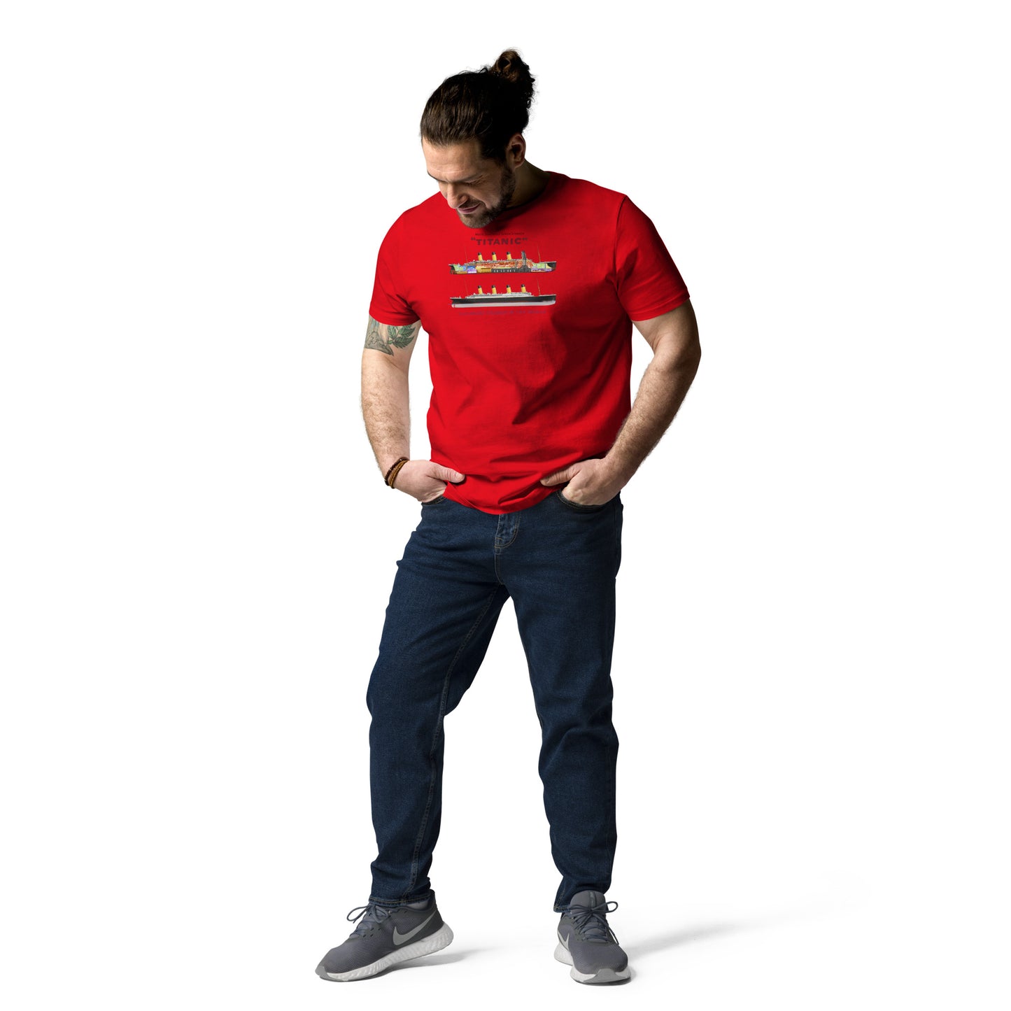 Titanic Cutaway Organic Adult Graphic Tee