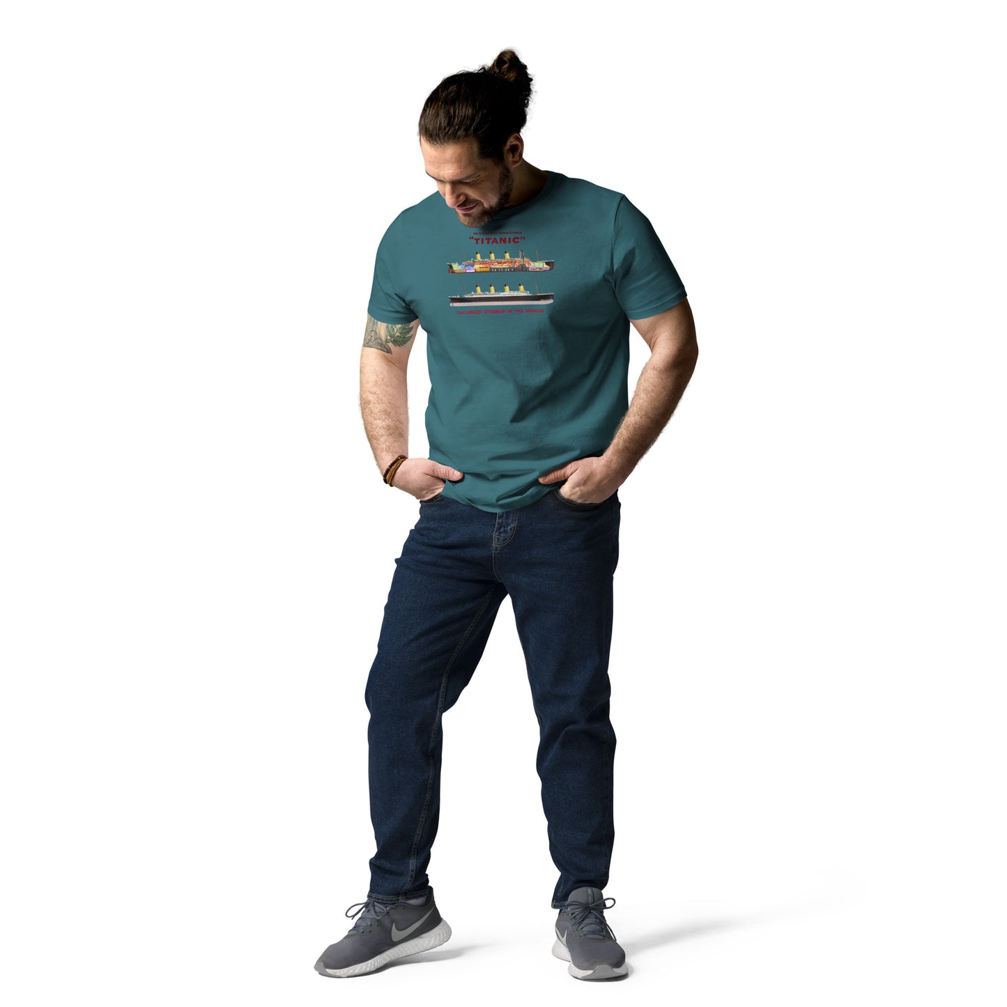Titanic Cutaway Organic Adult Graphic Tee