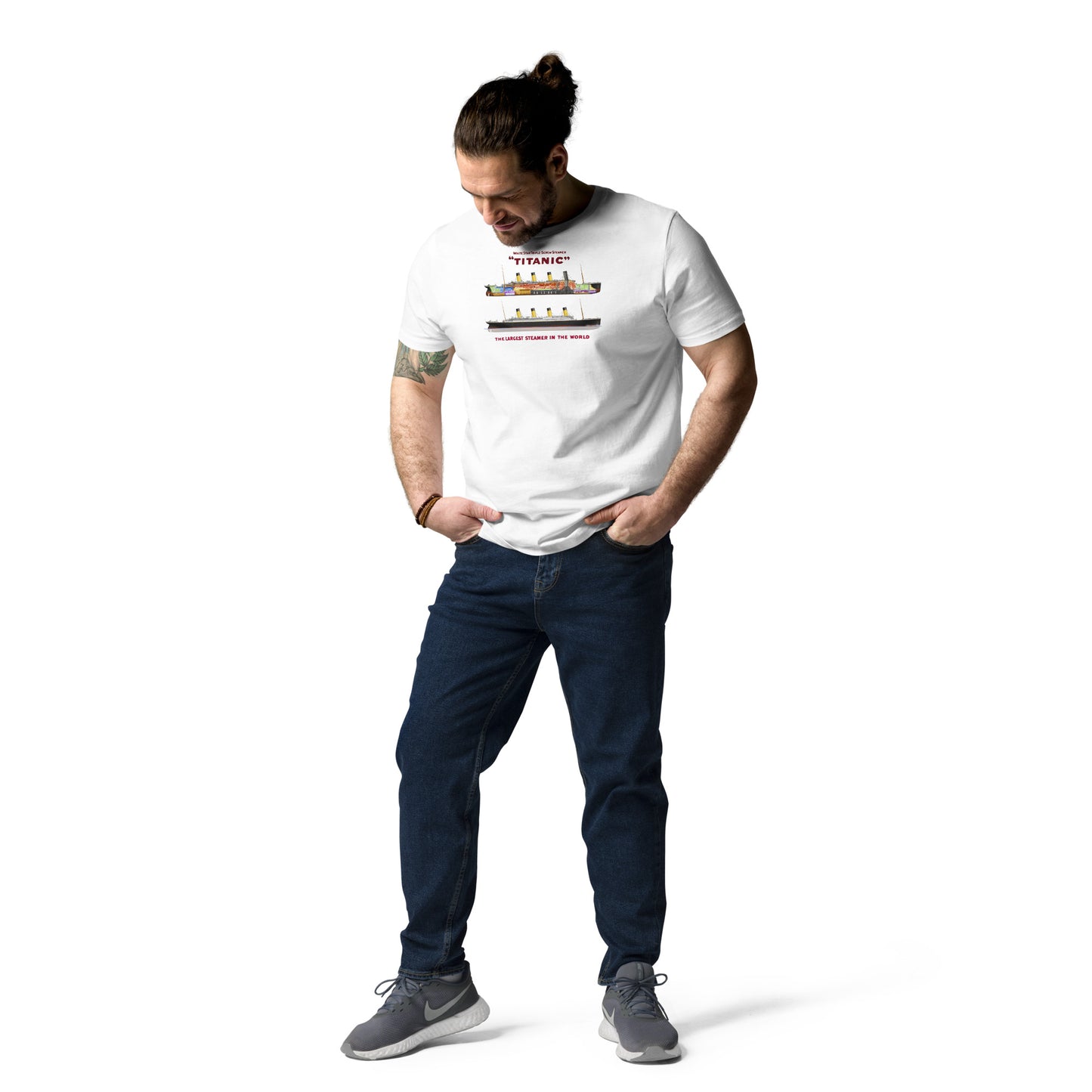 Titanic Cutaway Organic Adult Graphic Tee