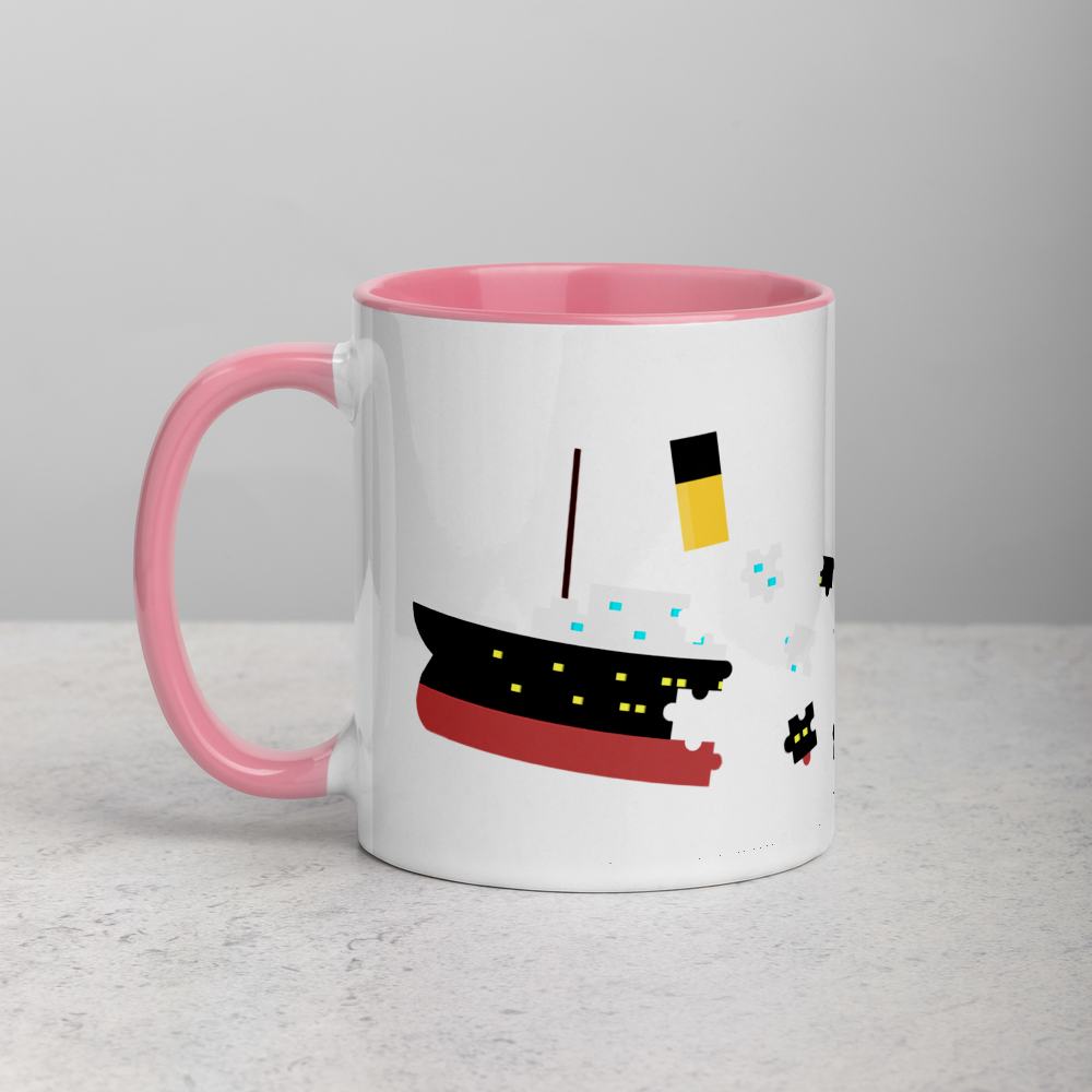 "Puzzled Titanic" Mug - Mugs - steam & steel store