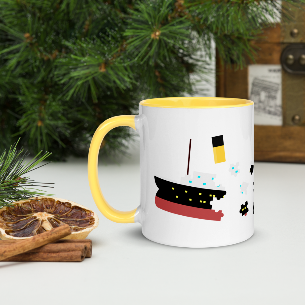 "Puzzled Titanic" Mug - Mugs - steam & steel store